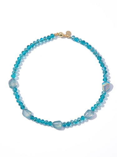 Cally Necklace - Aqua Blaze