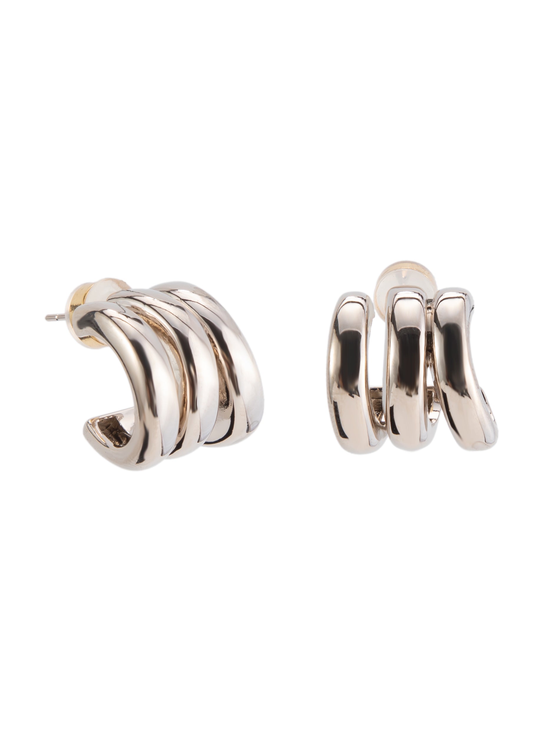 Calypso Earrings - Metallic Linen