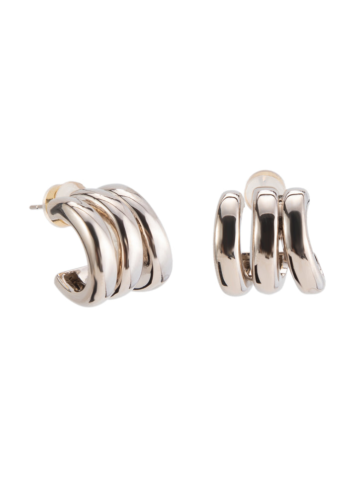 Calypso Earrings - Metallic Linen
