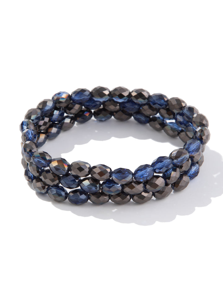 Candice Bracelet Set - Midnight Blue