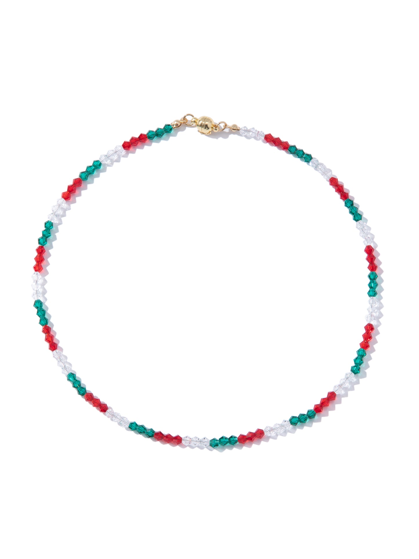 Candy Cane Twist Necklace - Let's Be Merry