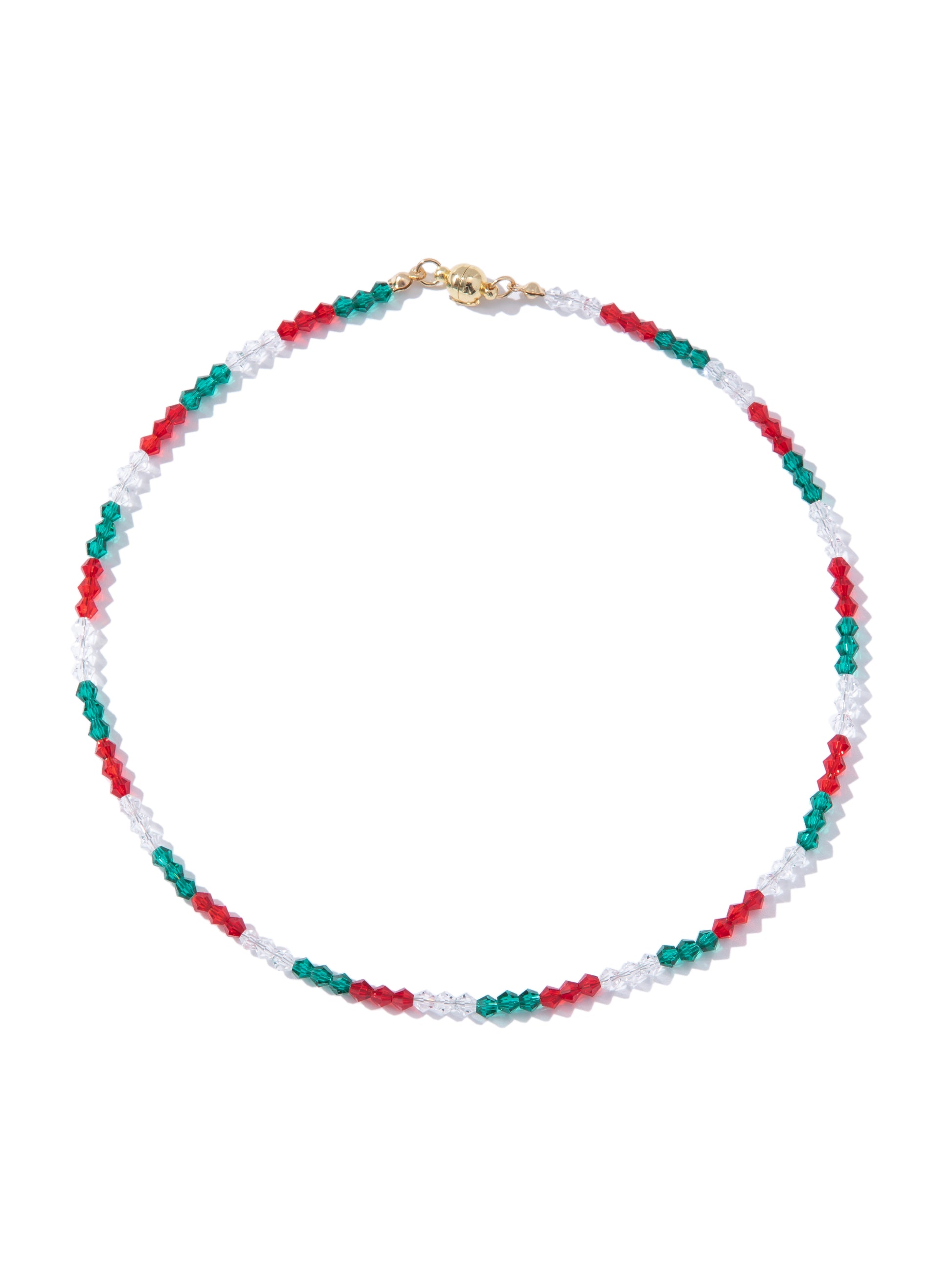 Candy Cane Twist Necklace - Let's Be Merry