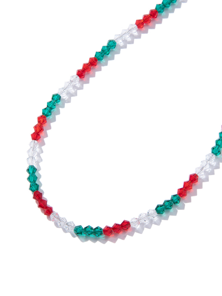 Candy Cane Twist Necklace - Let's Be Merry
