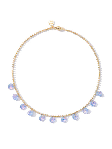 Candy Rain Necklace - Neon Lavender
