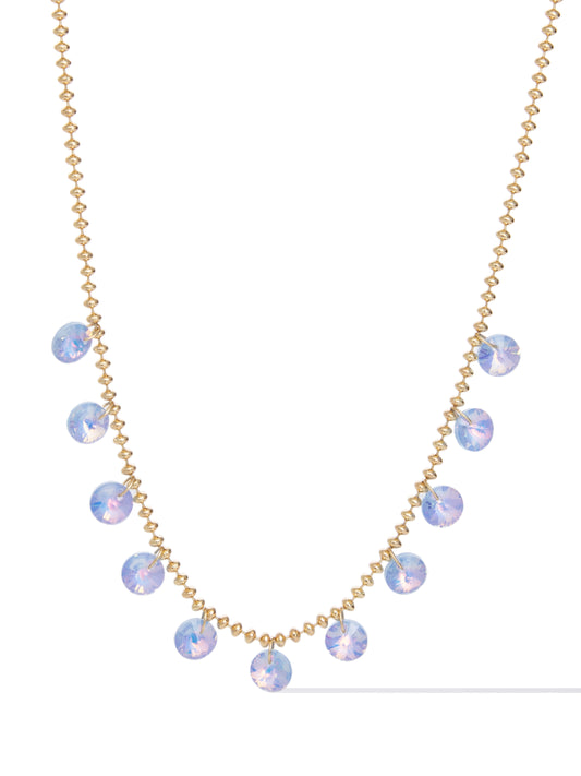 Candy Rain Necklace - Neon Lavender