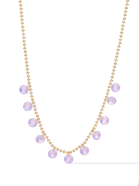 Candy Rain Necklace - Neon Lilac