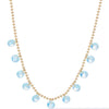 Candy Rain Necklace - Neon Sky Blue