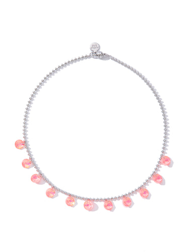 Candy Rain Necklace - Neon Pink