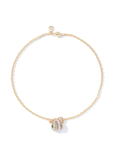 Candy Splash Necklace - Gold Tropical Pop