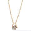 Candy Splash Necklace - Gold Tropical Pop