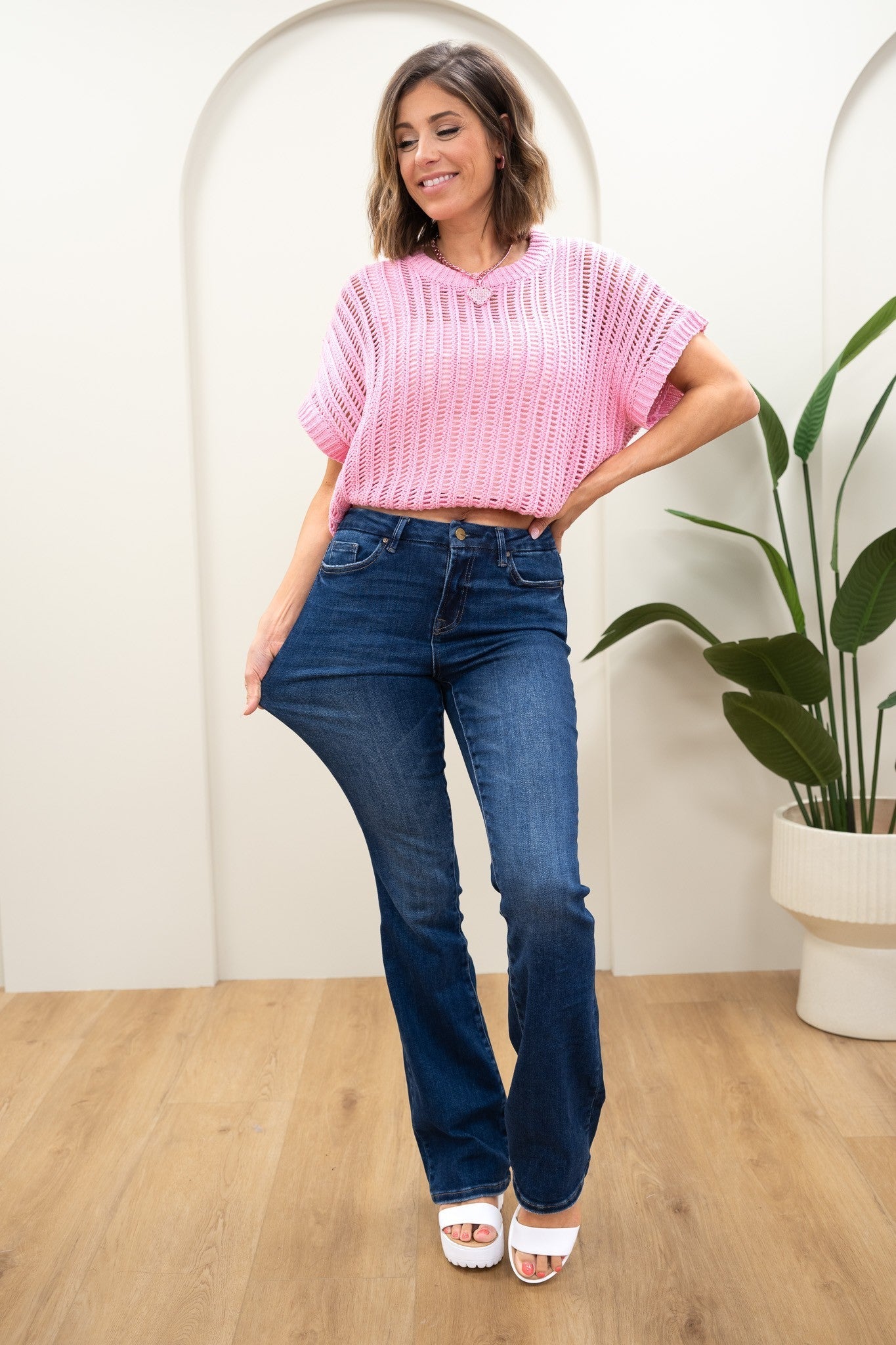 Mica Talladega Nights High Rise Bootcut Jeans