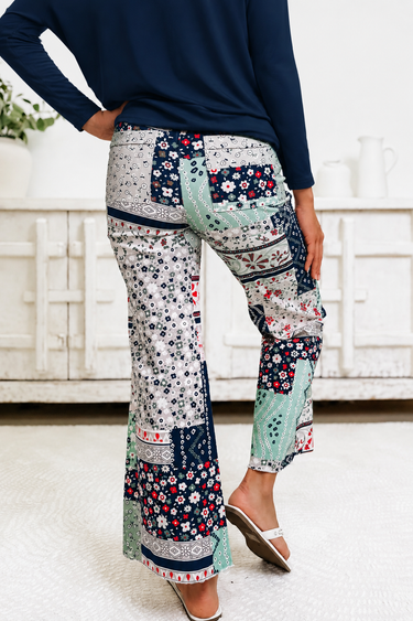 Petal Pop Patchwork Pants