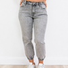Smoke Show By Mica - High Rise Joggers - Light Black