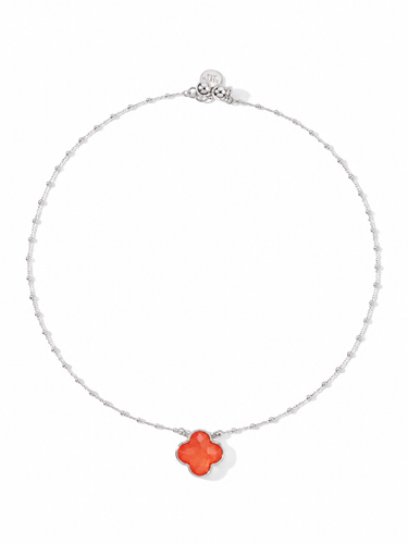 Venice Necklace - Neon Coral