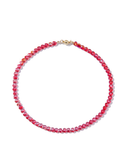 Christmas Kiss Necklace - Ruby Kiss