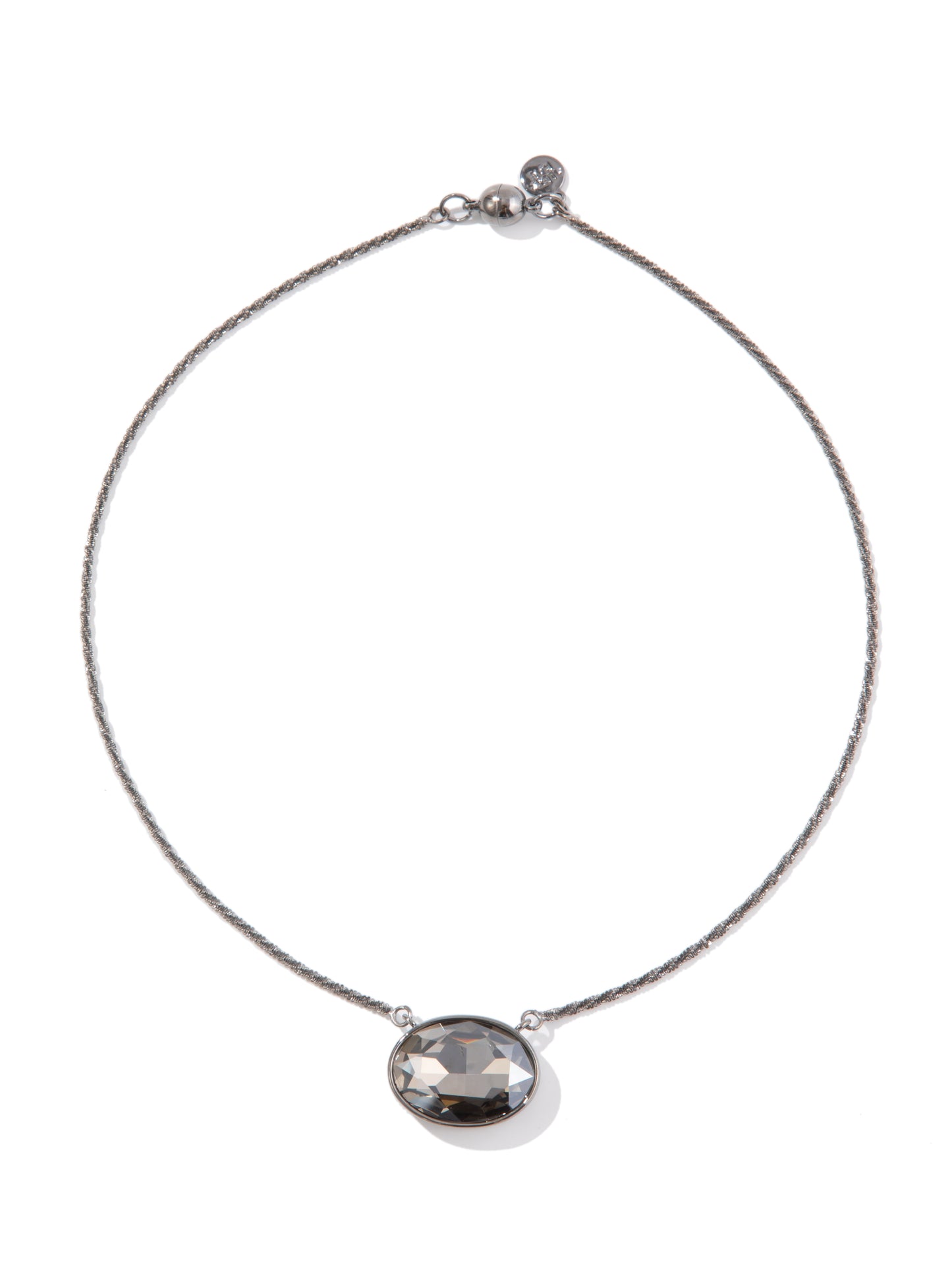 Clearwater Necklace - Gunmetal Smokey