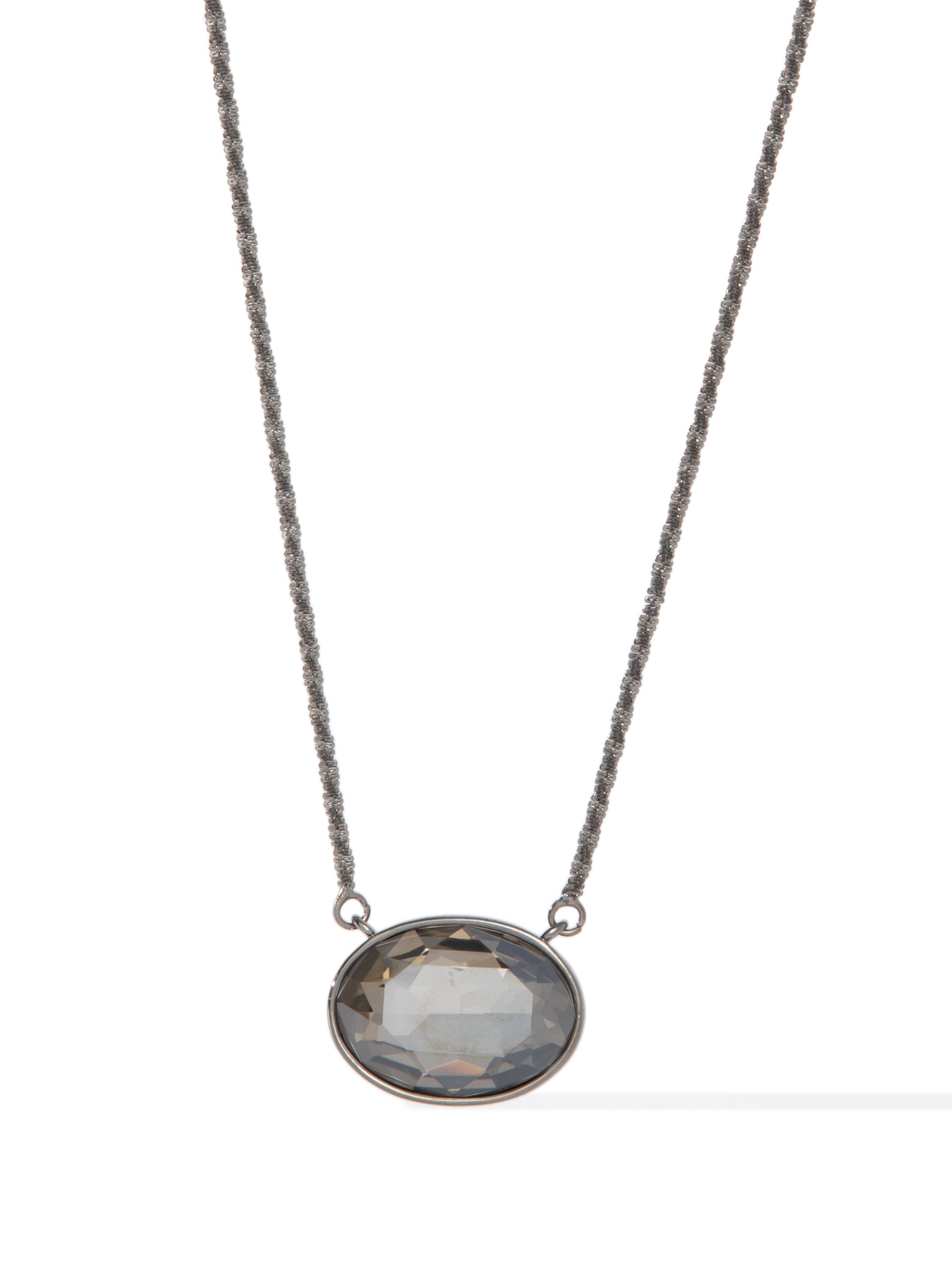 Clearwater Necklace - Gunmetal Smokey