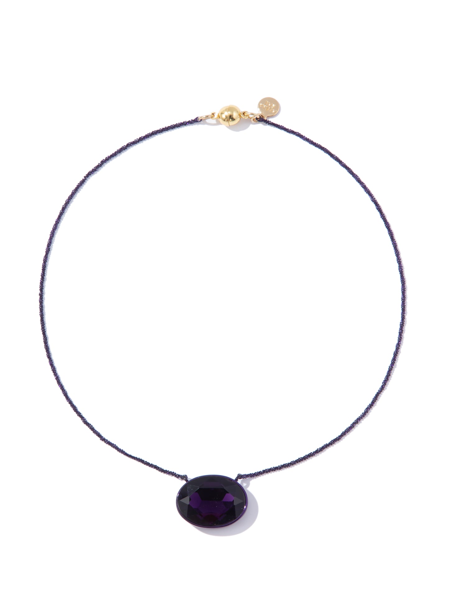 Clearwater Necklace - Metallic Poison Plum