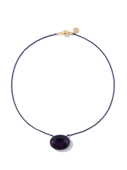 Clearwater Necklace - Metallic Poison Plum