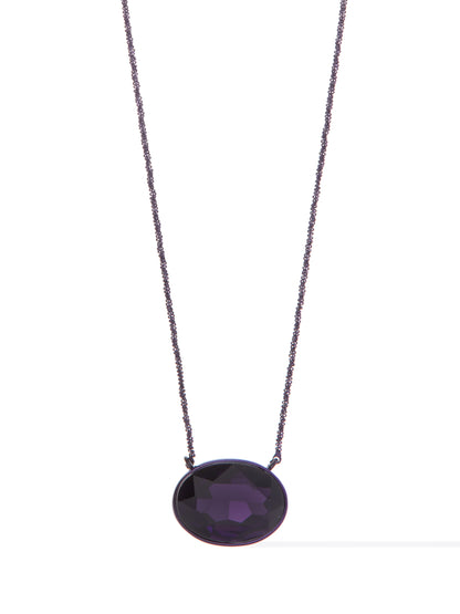 Clearwater Necklace - Metallic Poison Plum