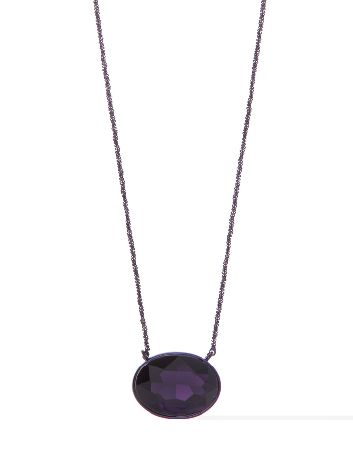 Clearwater Necklace - Metallic Poison Plum