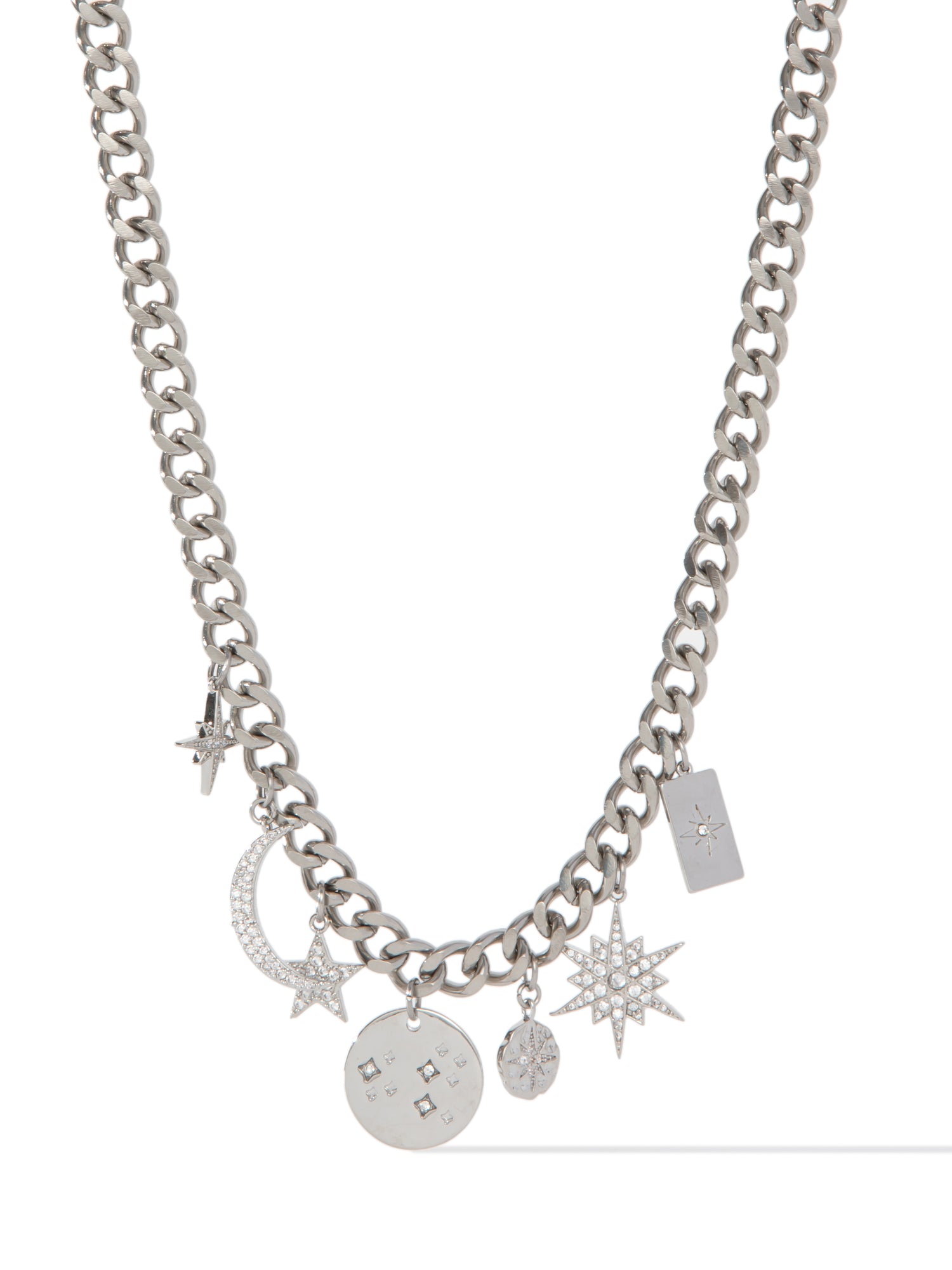 Cosmic Balance Charm Necklace