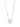 Crystal Glow Round Necklace - Sky