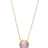 Crystal Glow Square Necklace - Hazel Glow