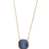 Crystal Glow Square Necklace - Midnight