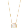 Crystal Glow Square Necklace - Polar Glow
