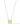 Crystal Glow Square Necklace - Linen Vanilla Bean