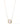 Crystal Glow Square Spring Necklace - Metallic Moonlight