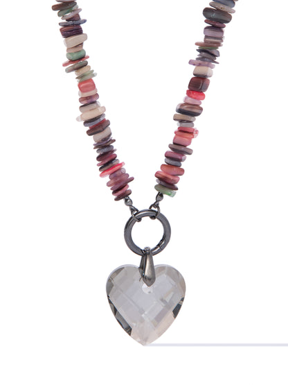 Crystal Heart Necklace - Seamoon