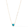 Crystal Love Necklace - Mermaid Blue