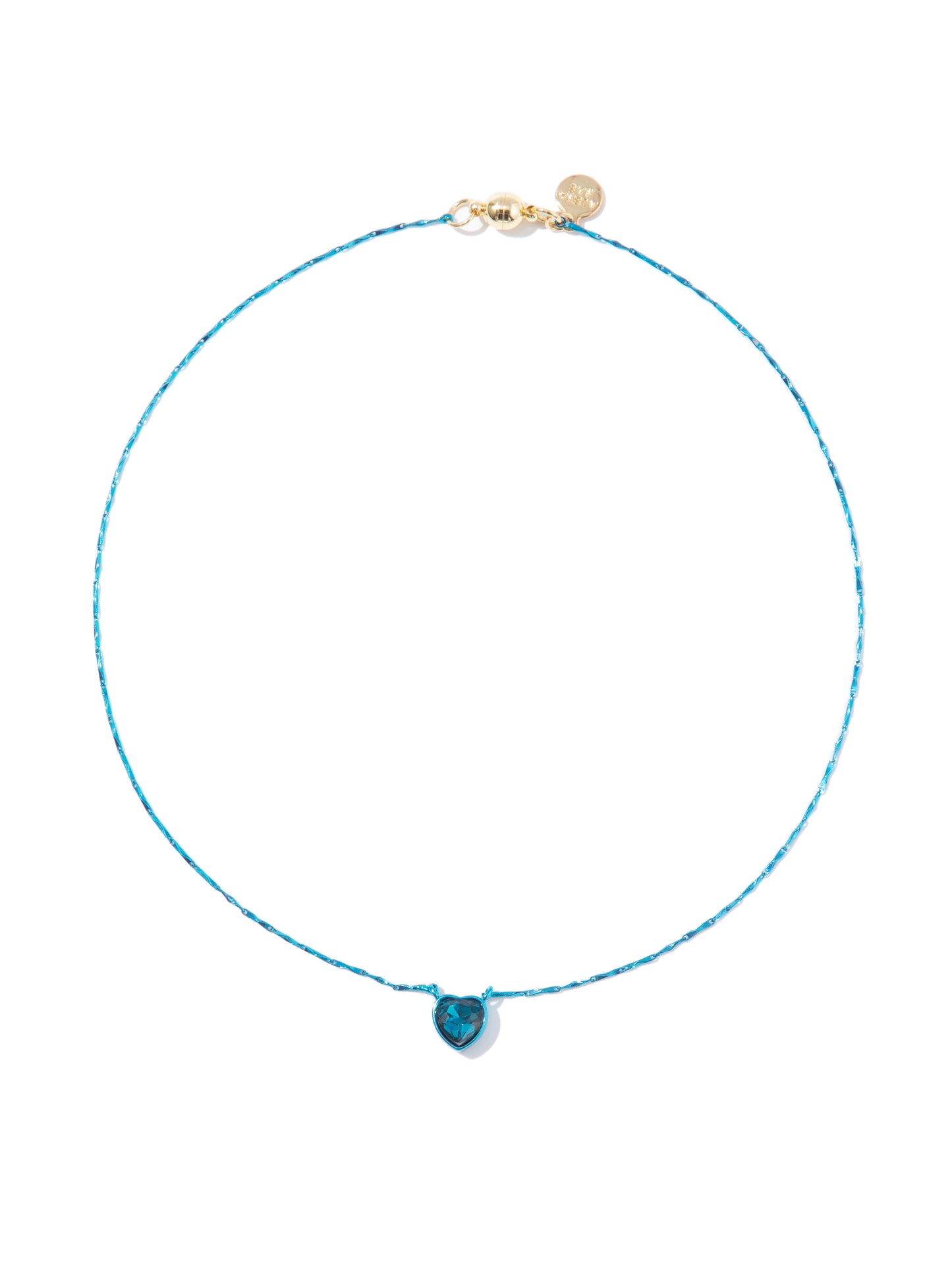 Crystal Love Necklace - Blue Lagoon