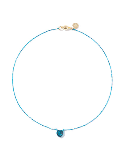 Crystal Love Necklace - Blue Lagoon