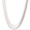 Crystal Rain Necklace - Linen