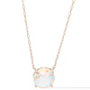 Crystal Shimmer Necklace  - Linen Diamond Dust Veil