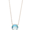 Crystal Shimmer Necklace - Linen Sky Veil