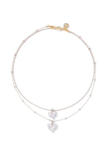 Cupid's Charm Necklace - Linen