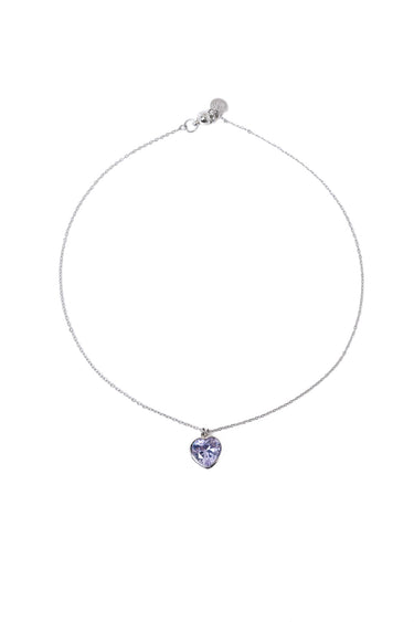Beverly Necklace - Silver Lilac Kiss