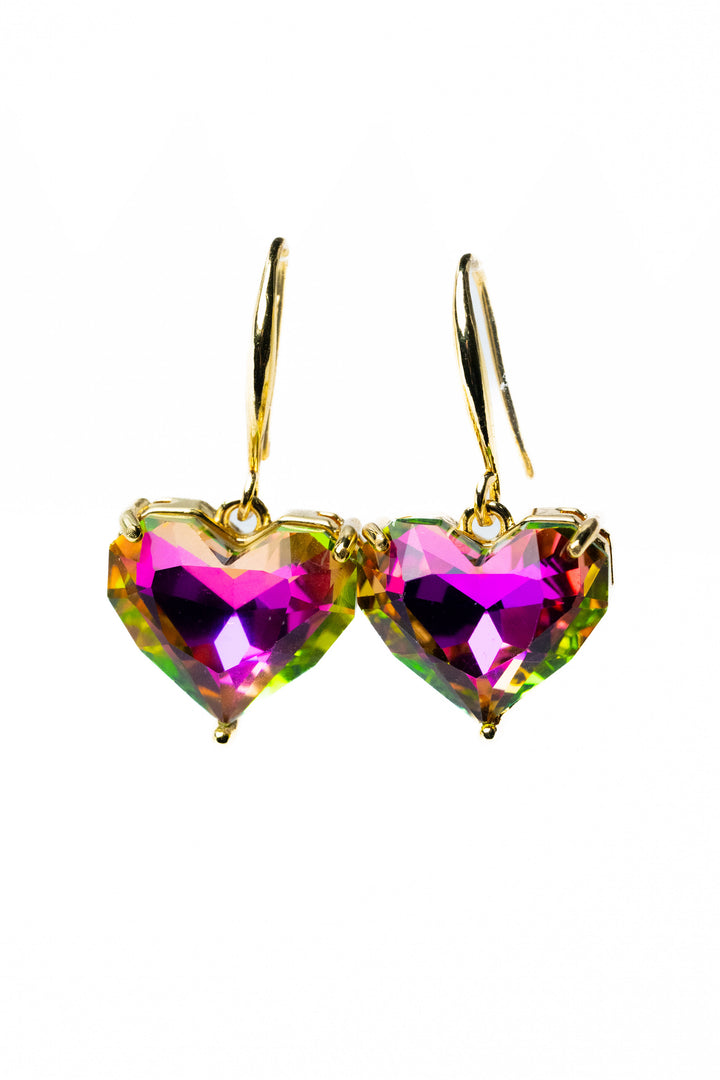 Glow Heart Earrings - Winter Kiss