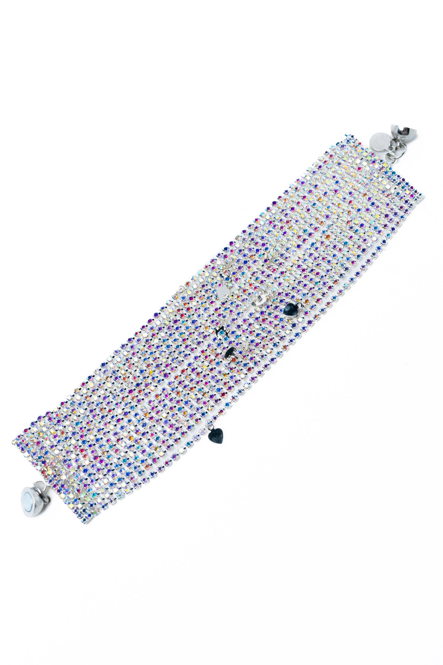 Mindy Love Bracelet - Liquid Metallic Pearl White