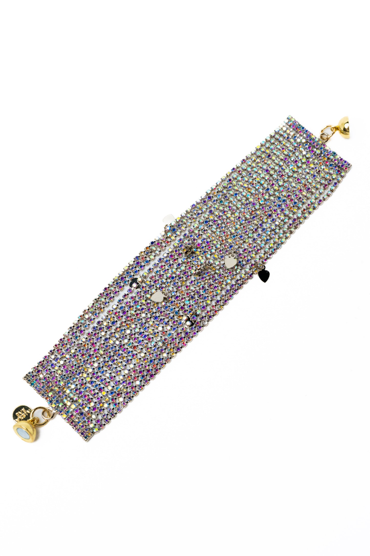 Mindy Love Bracelet - Metallic Linen