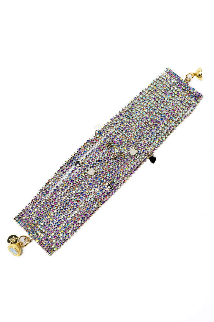 Mindy Love Bracelet - Metallic Linen