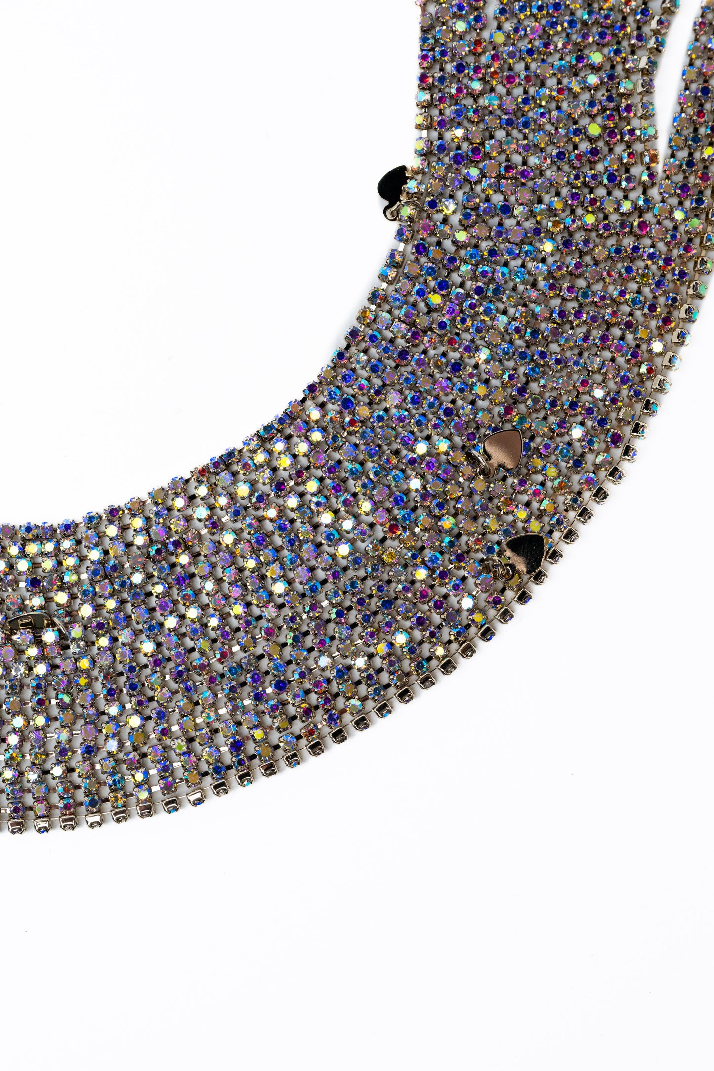 Mindy Love Necklace - Metallic Linen