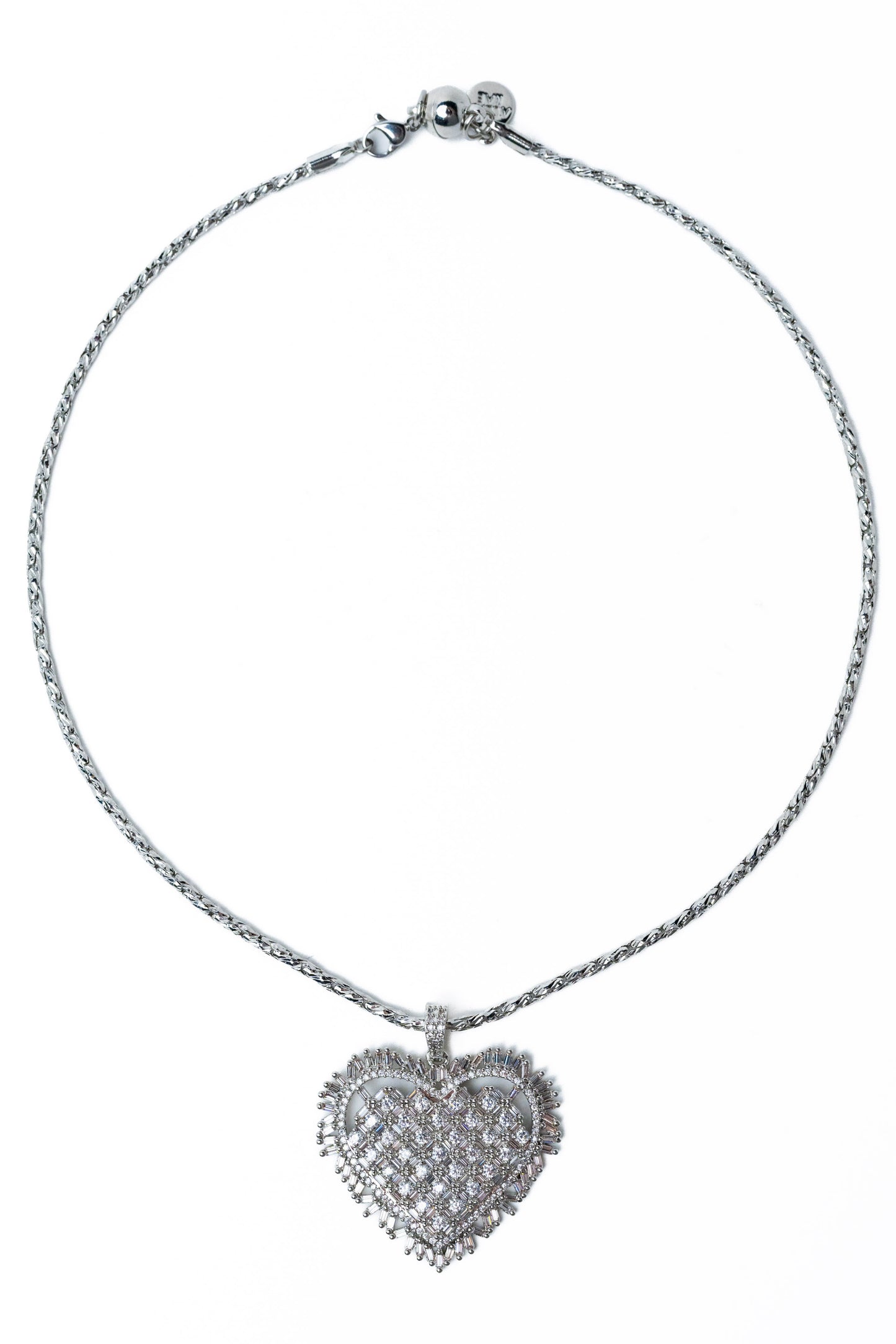 In My Heart Necklace - Silver