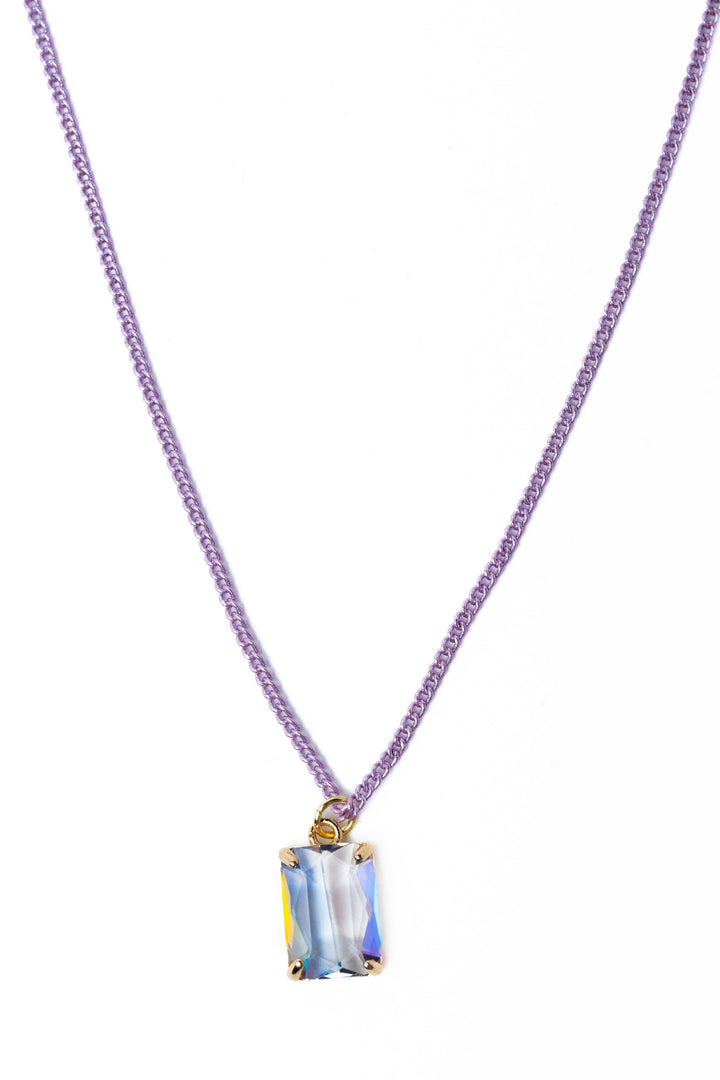 Stele Necklace - Metallic Lilac