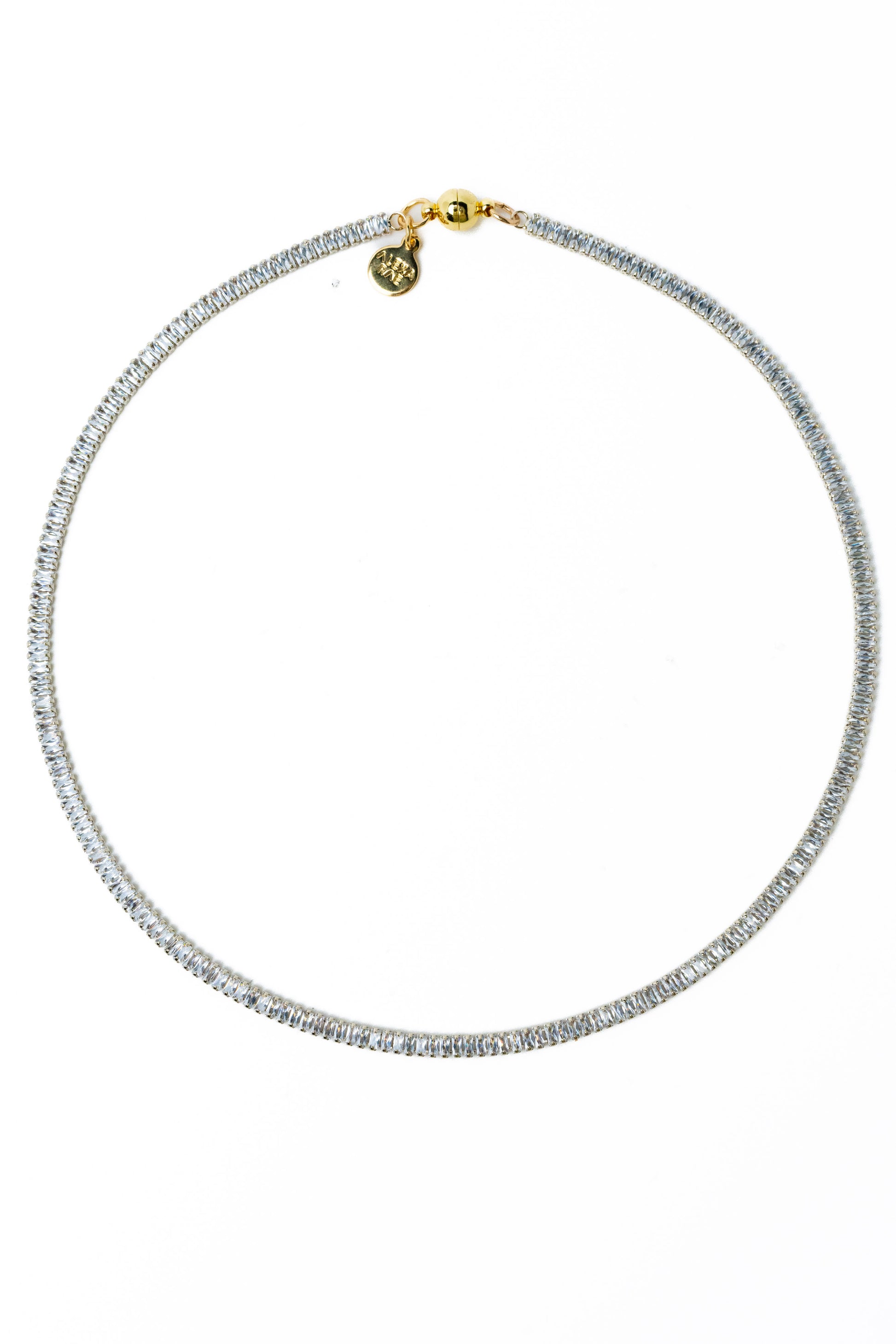 What Happens In Vegas Necklace - Metallic Linen