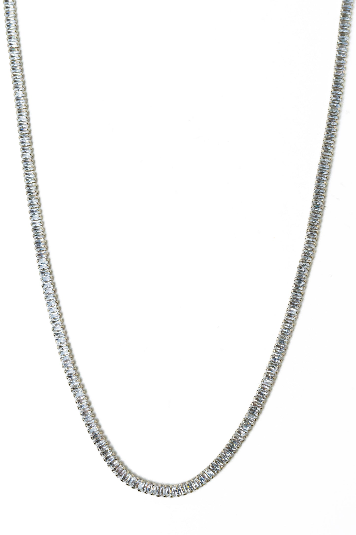 What Happens In Vegas Necklace - Metallic Linen